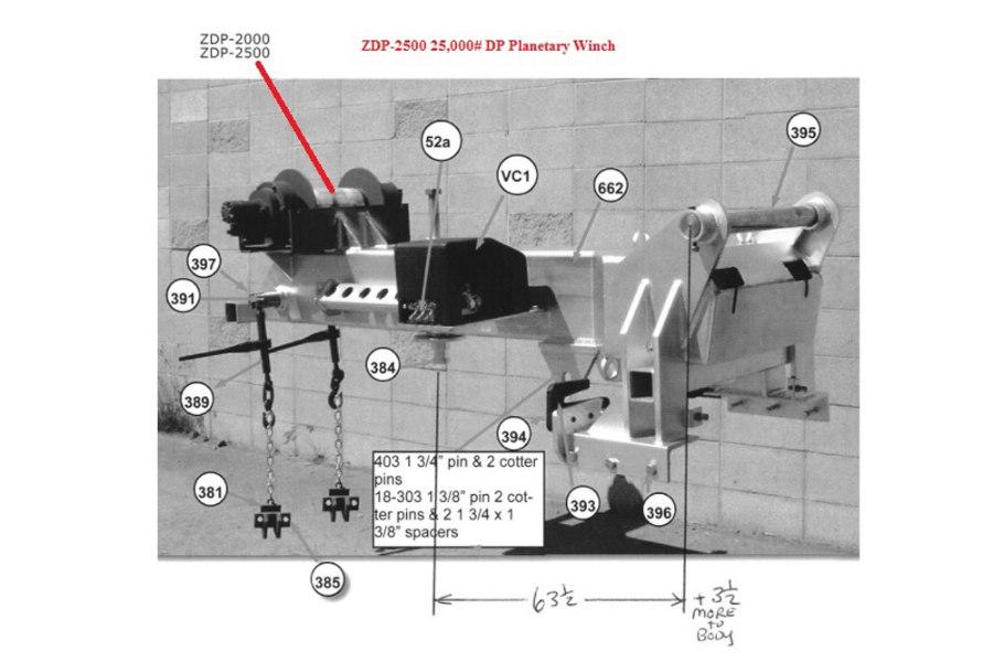 Picture of Zacklift 25,000 lb. DP Planetary Winch