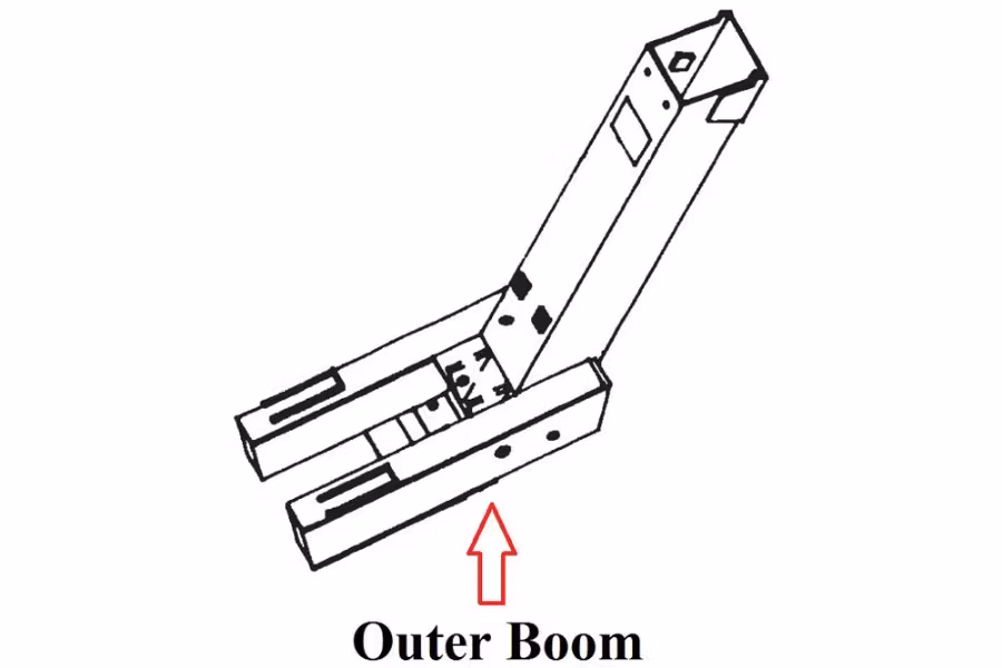 Picture of Stinger Outer Boom Weldment