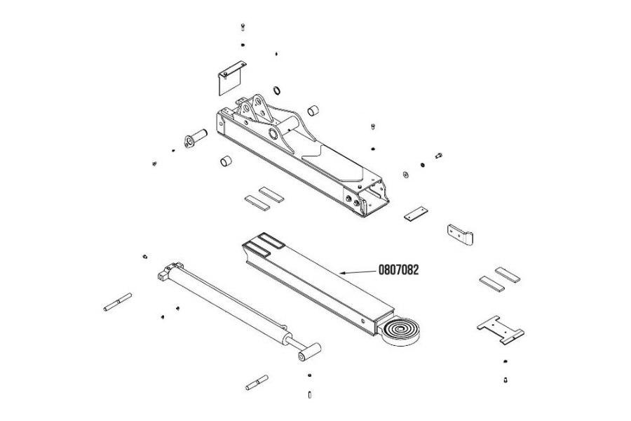 Picture of Miller Inner Boom Underlift Weldment, Century 211, Vulcan 804 and 806