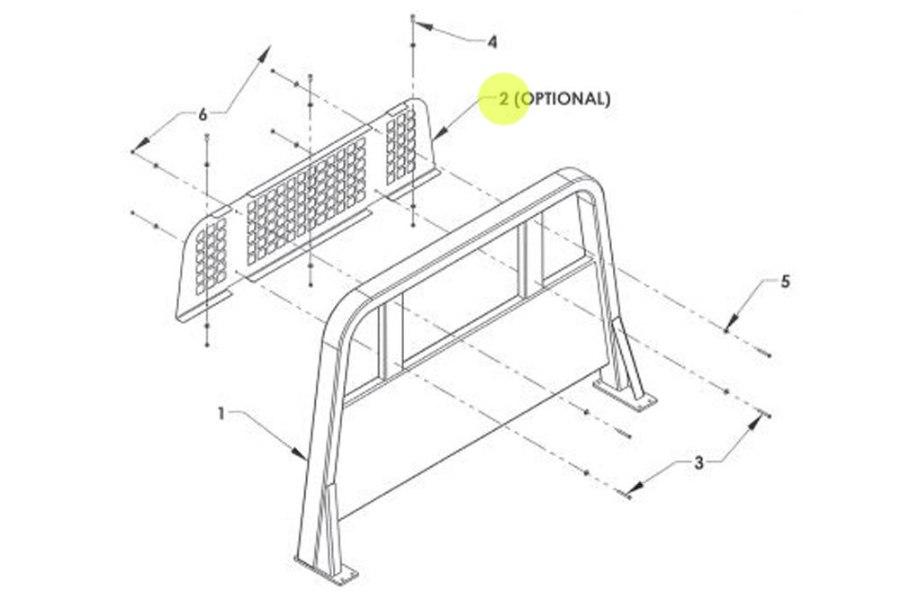 Picture of Miller Cab Protector W/ Windscreen - 60"