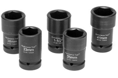 Picture of Socket Set, Budd 1" Drive 5 Pc