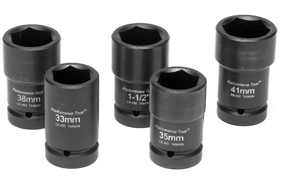 Picture of Socket Set, Budd 1" Drive 5 Pc