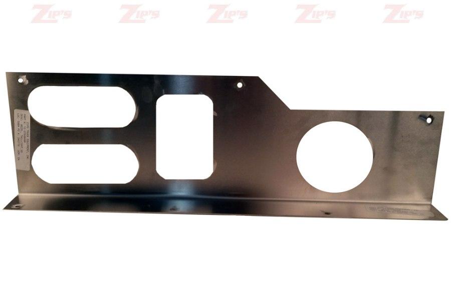 Picture of Miller Carrier Tail Light Face Plate, Horizontal Lights, Right Hand, LCG Series, Stainless Steel