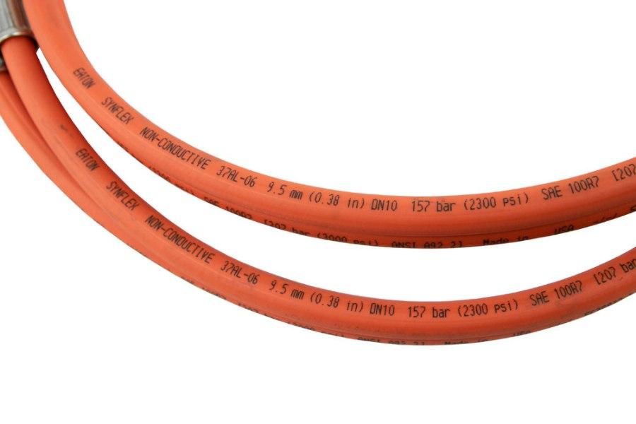 Picture of HOSE, DUAL BONDED, 88" LCG FLAT FACE FITTINGS