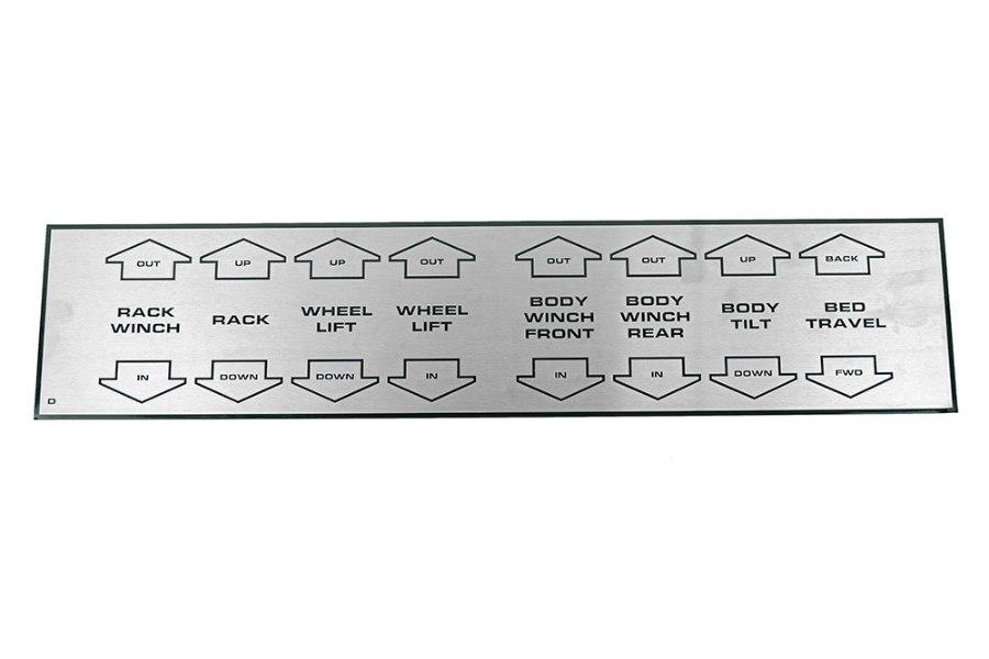 Picture of Cntrl Decal Sp8 W/L,8 Spool-Lh