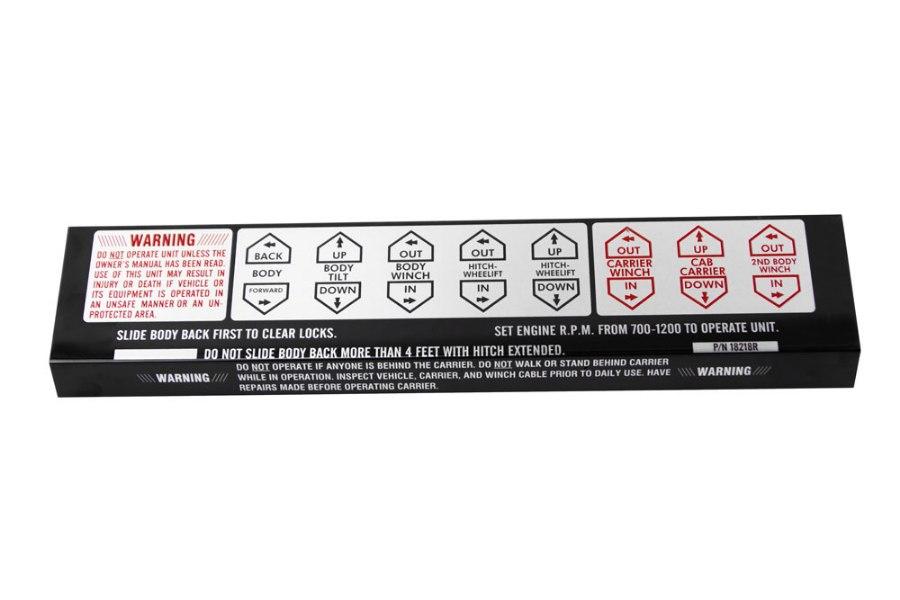 Picture of Carrier ID Control Panel, Pass