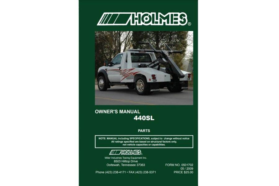 Picture of Holmes 440SL Operation Manual
