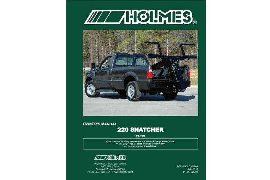 Picture of Manual, Holmes 220