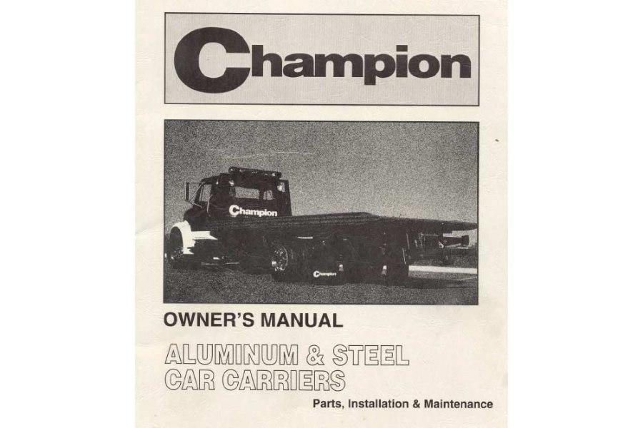 Picture of Miller Manual-Champion Carrier