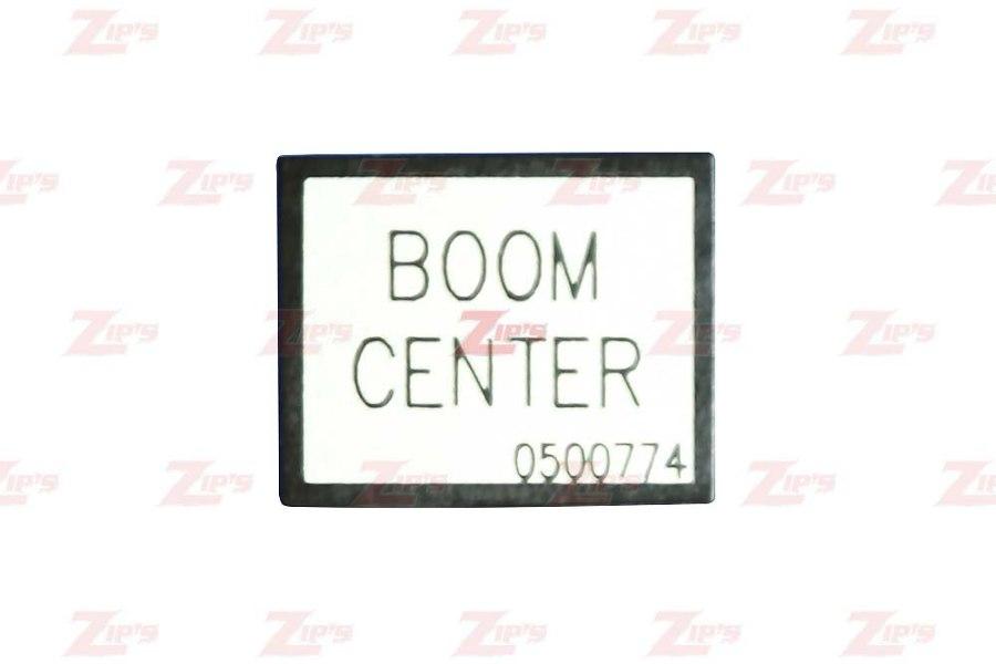 Picture of Decal, Boom Center Plate
