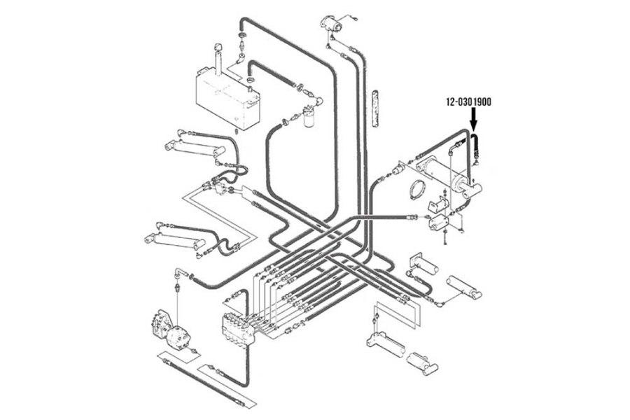Picture of Miller Hose Assembly, 18", See 12-0301473