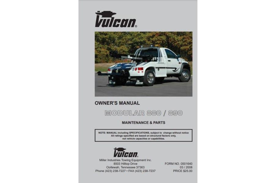 Picture of Manual, 880/890 Modular Parts