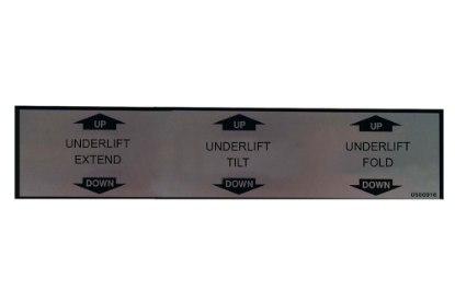 Picture of Underlift Control Panel Decal