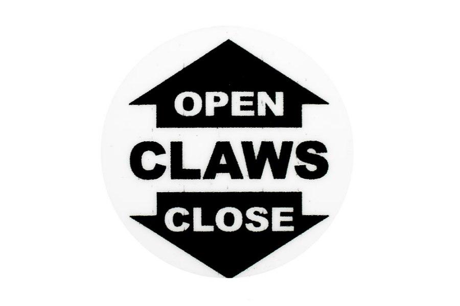 Picture of Miller Decal "Open-Claws-Close" 1"Diameter