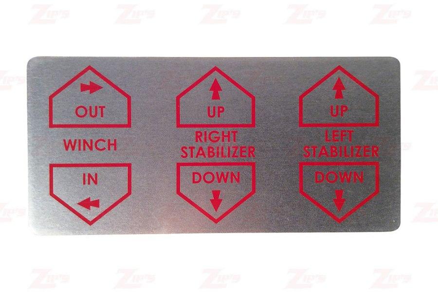 Picture of Chevron Side Puller Overlay Decal, Passenger Side