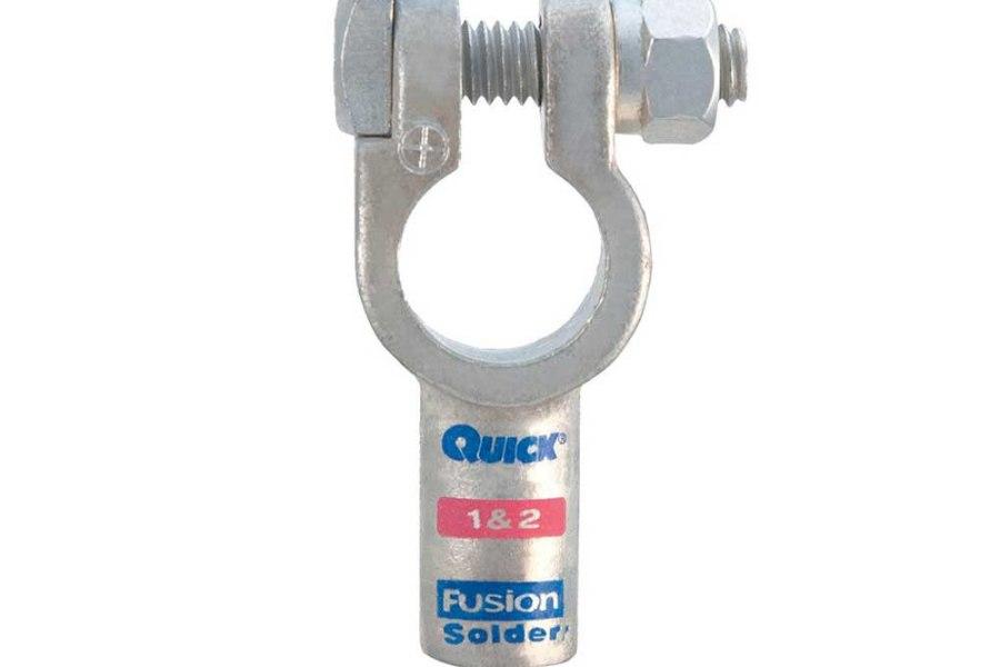 Picture of Fusion Solder Positive Straight Clamp, Gauge 2/0, Pkg. of 5