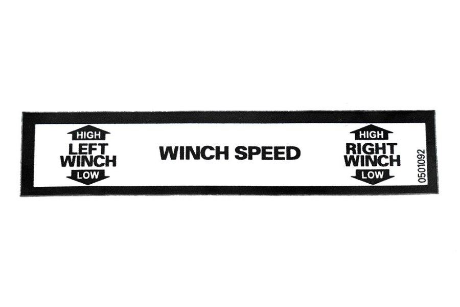 Picture of Decal  Winch Speed
