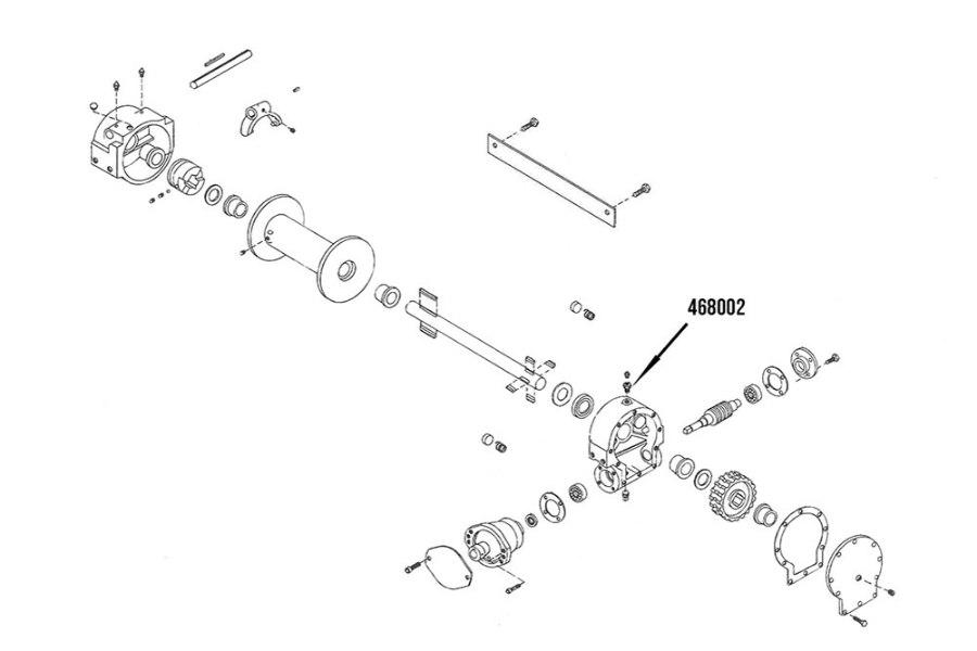 Picture of Miller Reducer, 4-Ton Hydraulic Winch, See 468002