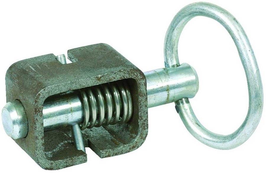 Picture of Spring Latch, Round Handle, Steel Body, 6-5/16"L