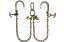 Picture of B/A Products V-Chain Low Profile 8" J Hooks / T J Hooks G70 - 3'