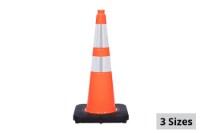 Picture of JBC Revolution Series Orange Slim Body Reflective Recessed Traffic Cone