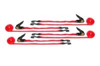 Picture of Ancra 1" Ratcheting Tie-Down Assembly Set w/ Vinyl-Coated S-Hooks