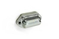 Picture of Maxxima LED License Light - 1.7" X 1" With Stainless Steel Chrome Bezel