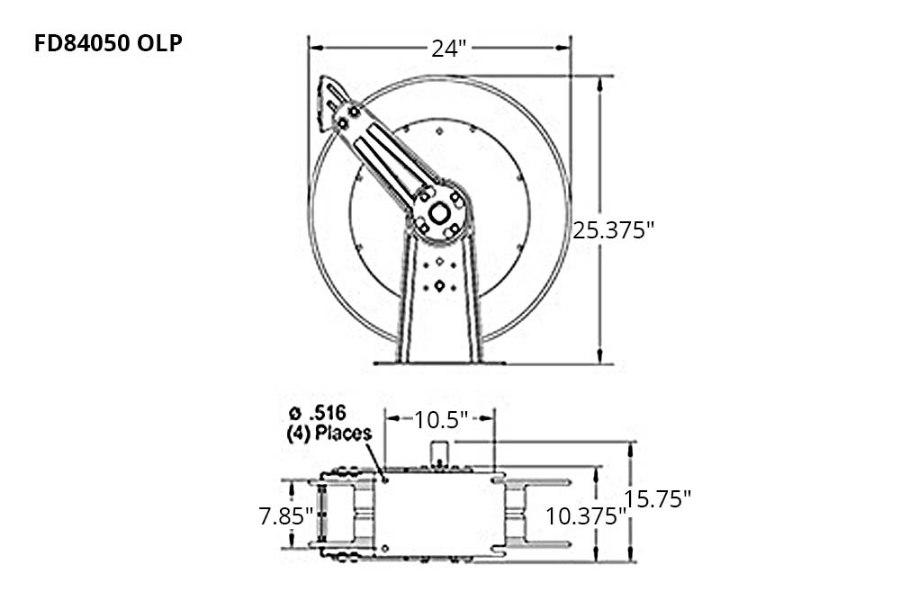 Picture of Reelcraft F80000 Series Fuel Hose Reels