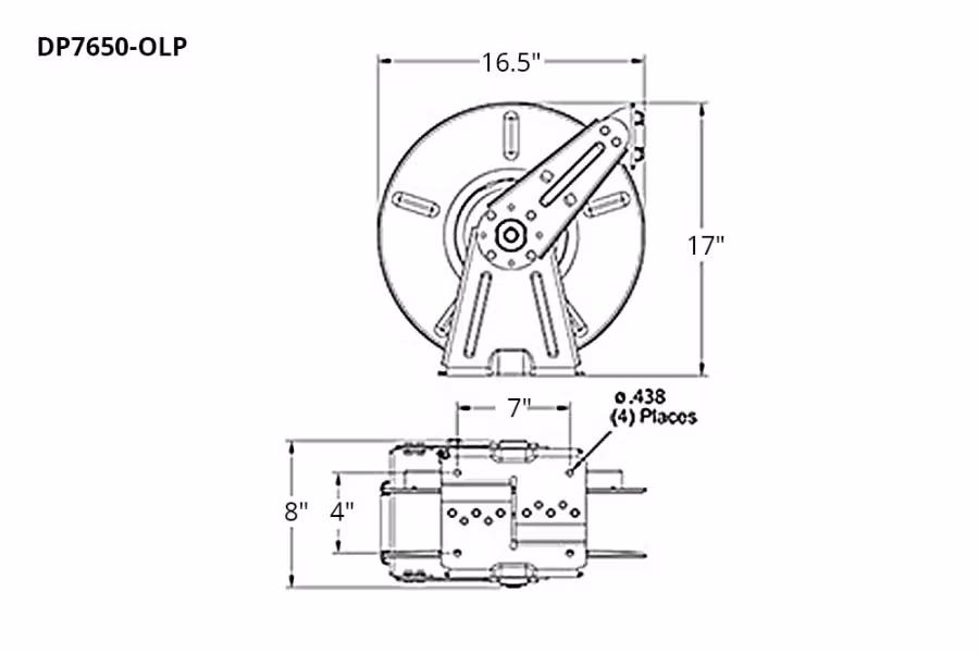 Picture of Reelcraft DP7000 Series Air/Water Hose Reel