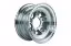Picture of Collins Dolly Replacement Wheel Aluminum Slotted Diamond Cut Finish 8" x 3.75"
- Wheel Only