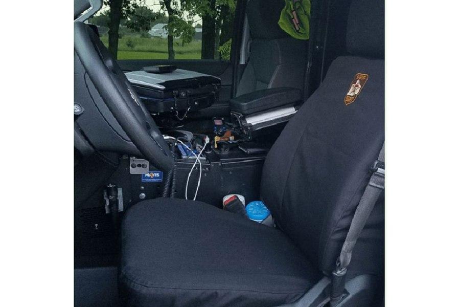 Picture of Tiger Tough 2014-2018 GMC 1500 and Chevrolet 1500 2015-2019 GMC 2500-3500 and Chevrolet 2500-3500 - Driver's Bucket - Gray