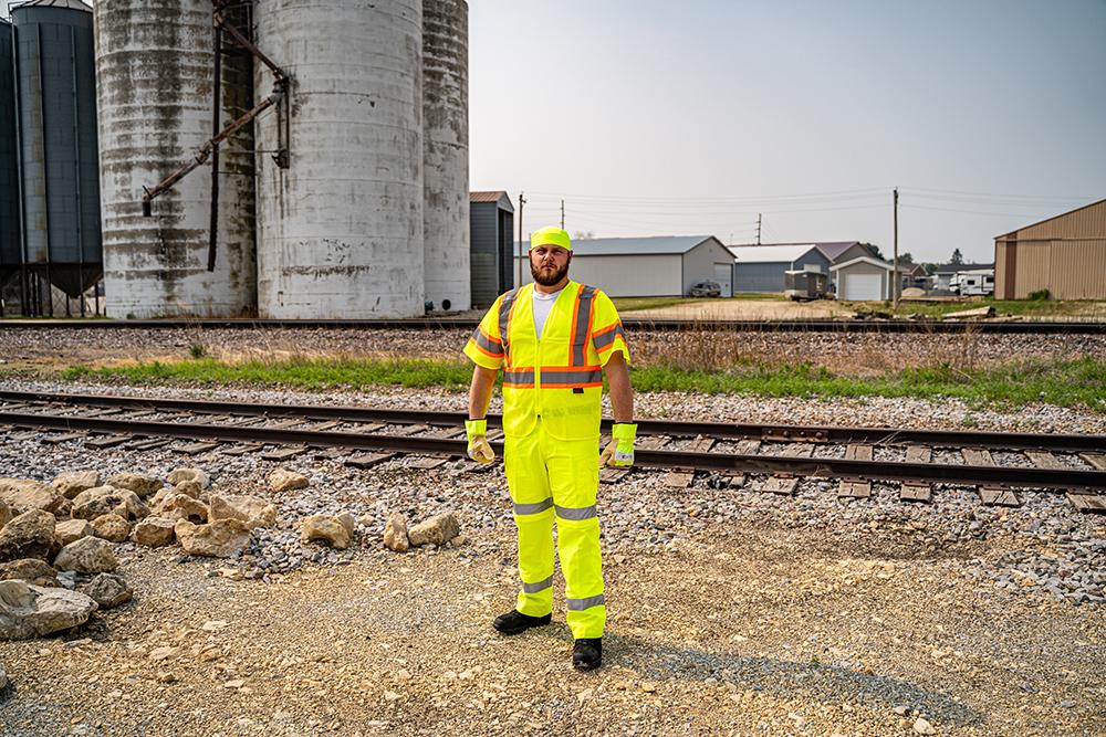 Picture of Coolworks Hi-Vis Ventilated Lime Green Pants