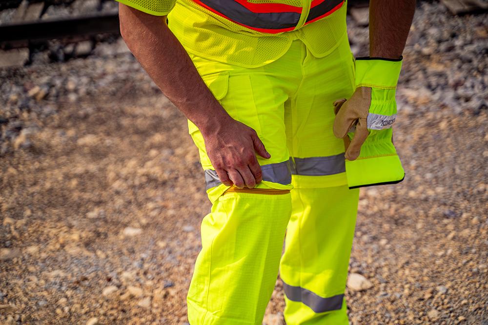Picture of Coolworks Hi-Vis Ventilated Lime Green Pants