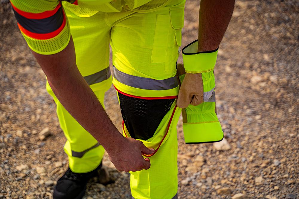 Picture of Coolworks Hi-Vis Ventilated Lime Green Pants