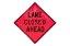 Picture of Sign and Safety Equipment Pink Retroreflective Vinyl "Lane Closed Ahead" Roll-Up Sign