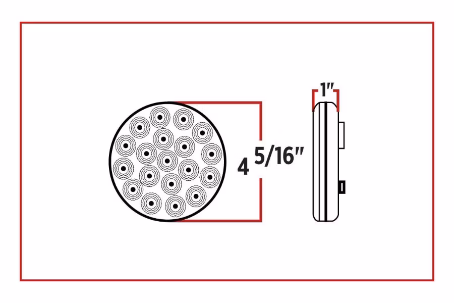 Picture of Trux Standard LED Stop, Turn and Tail Light