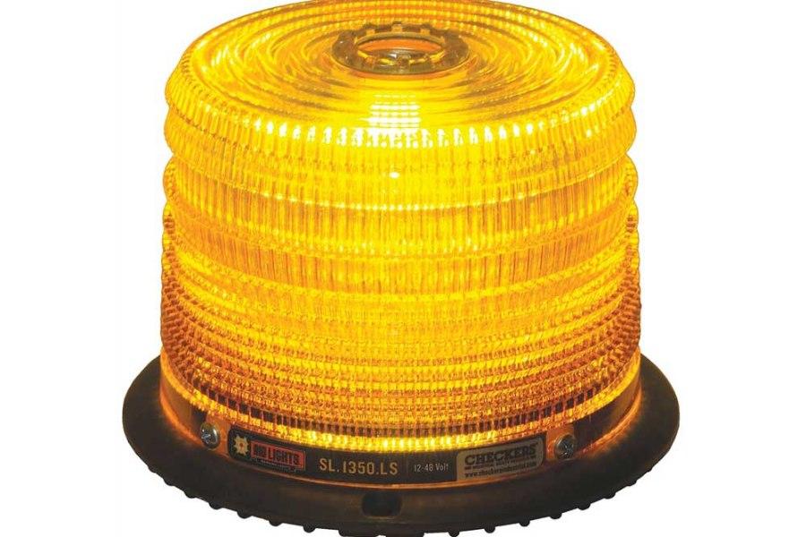Picture of Checkers Safety Class 2 Amber LED Beacon, Permanent Mount
