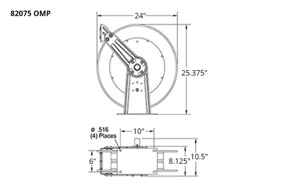 Picture of Reelcraft 80000 Series Oil Hose Reel