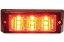 Picture of Ecco 3-LED Warning Light, Surface Mount, Class 1, Red
