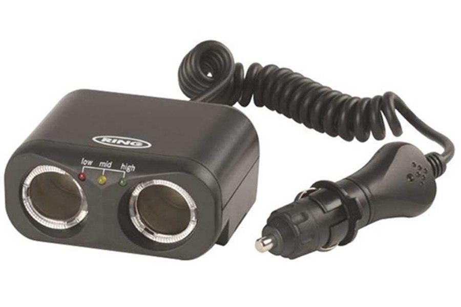 Picture of 12V MultiSockets, 2 Socket, 12V DC Plug