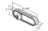 Buyers 6" Oval S/T/T Light