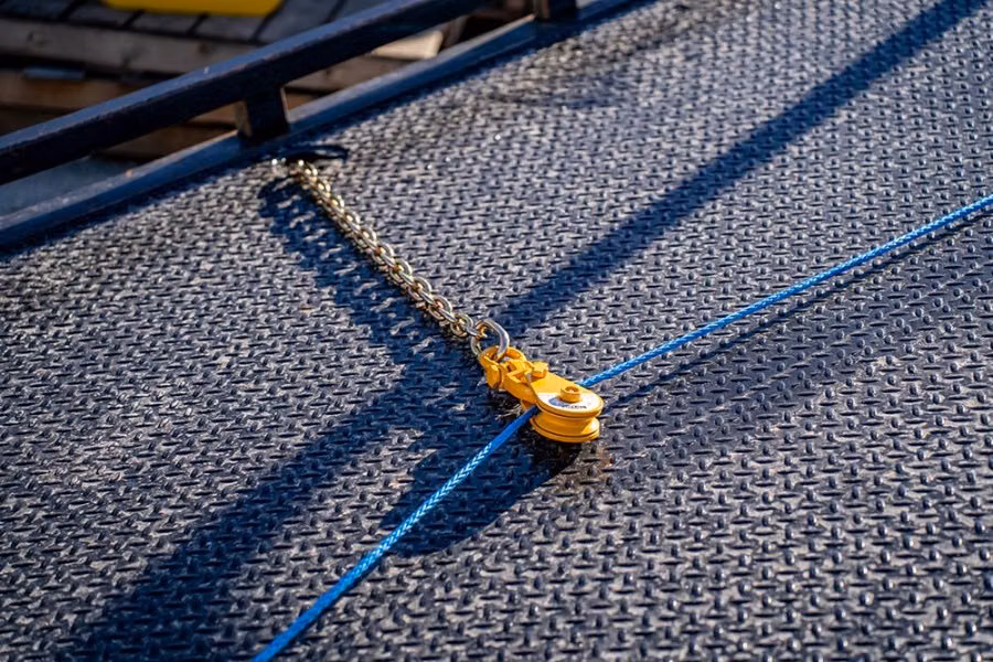 SafeAll Snatch Block with Chain & Grab Hook Alternate View