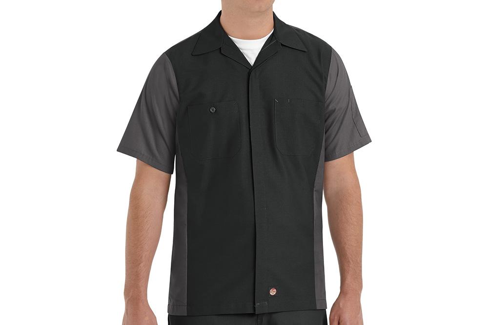 Picture of Red Kap Short Sleeve Two-Tone Crew Shirt