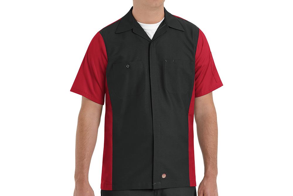 Picture of Red Kap Short Sleeve Two-Tone Crew Shirt