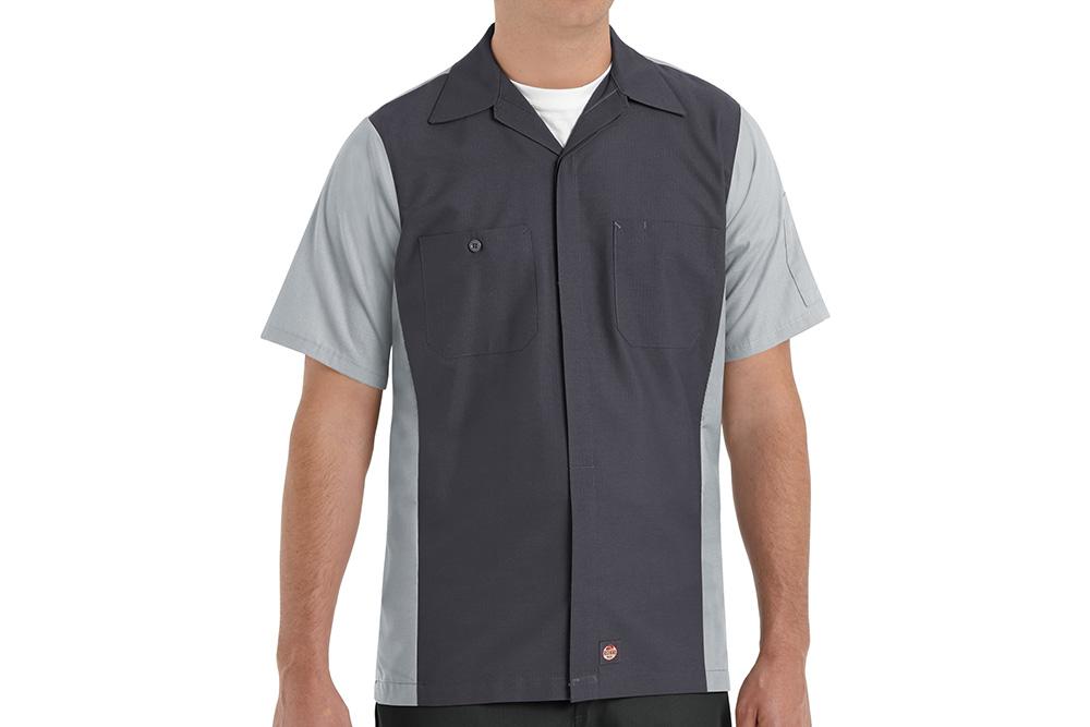 Picture of Red Kap Short Sleeve Two-Tone Crew Shirt