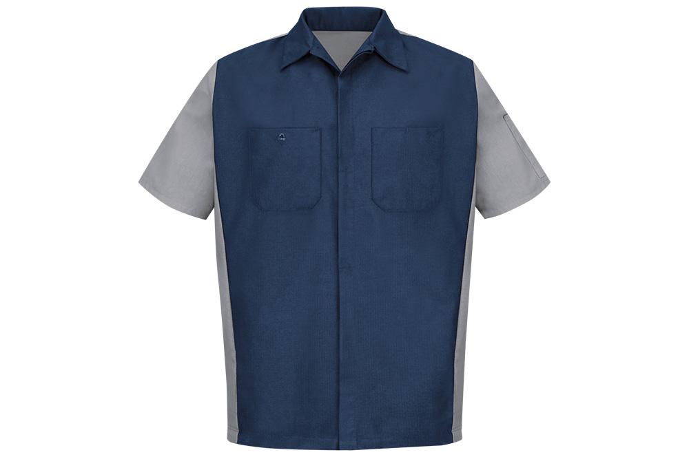 Picture of Red Kap Short Sleeve Two-Tone Crew Shirt