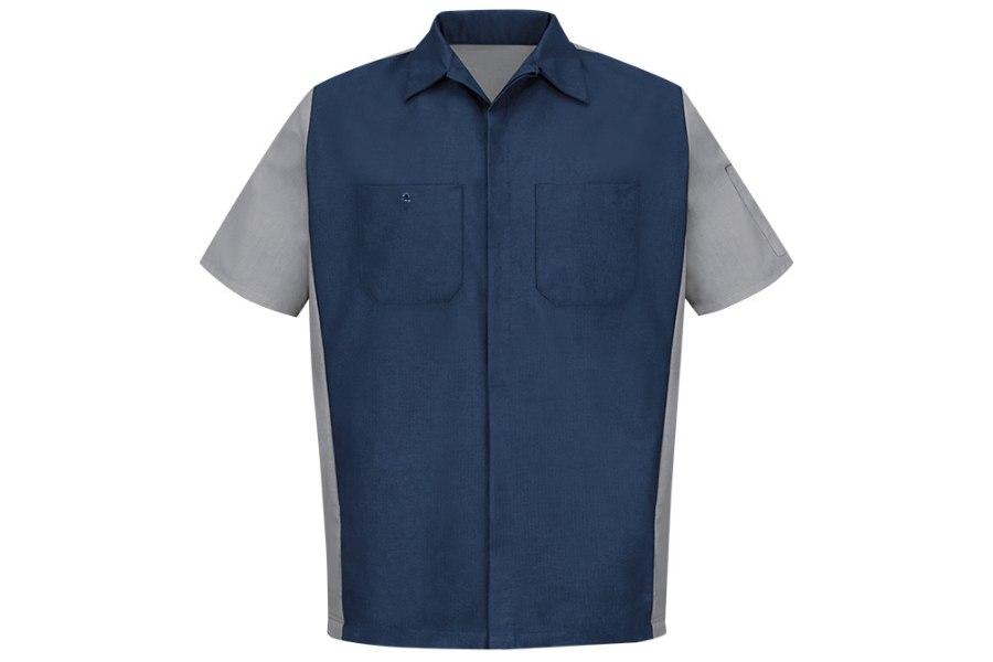 Picture of Red Kap Short Sleeve Two-Tone Crew Shirt