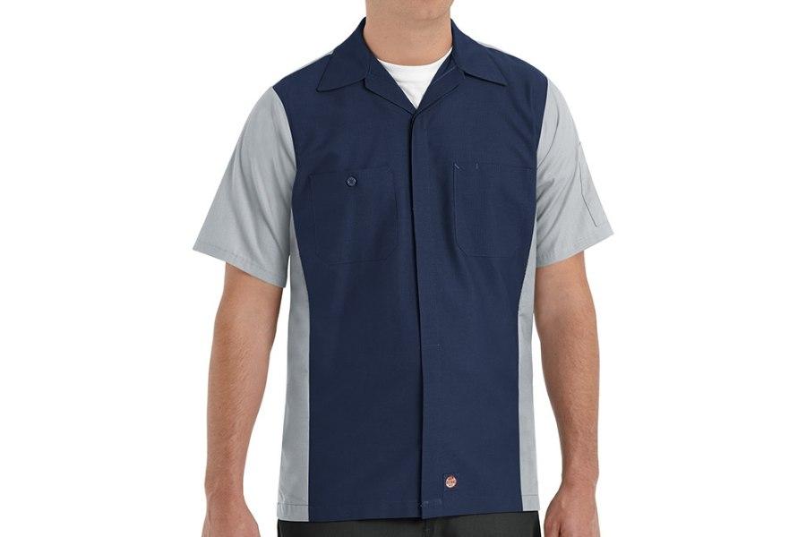 Picture of Red Kap Short Sleeve Two-Tone Crew Shirt