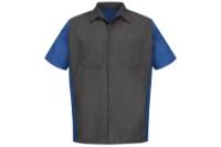 Picture of Red Kap Short Sleeve Two-Tone Crew Shirt
