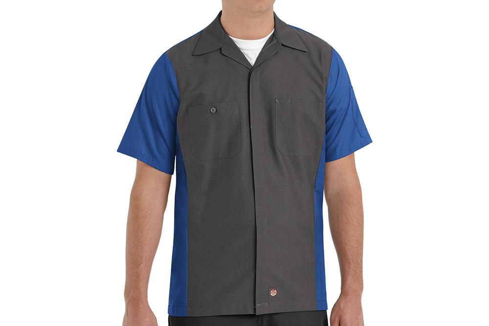 Picture of Red Kap Short Sleeve Two-Tone Crew Shirt